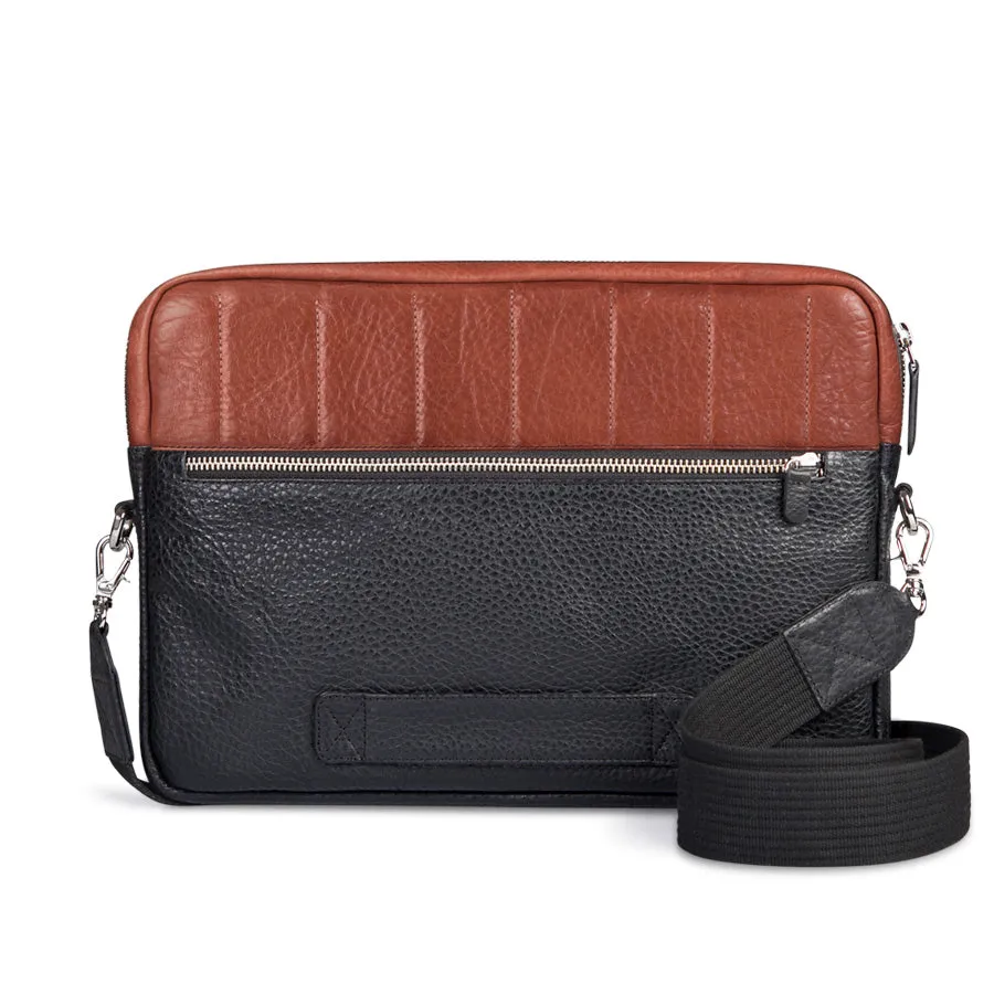 13" Padded Leather Bag