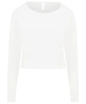 Arctic White - Women's cropped sweat