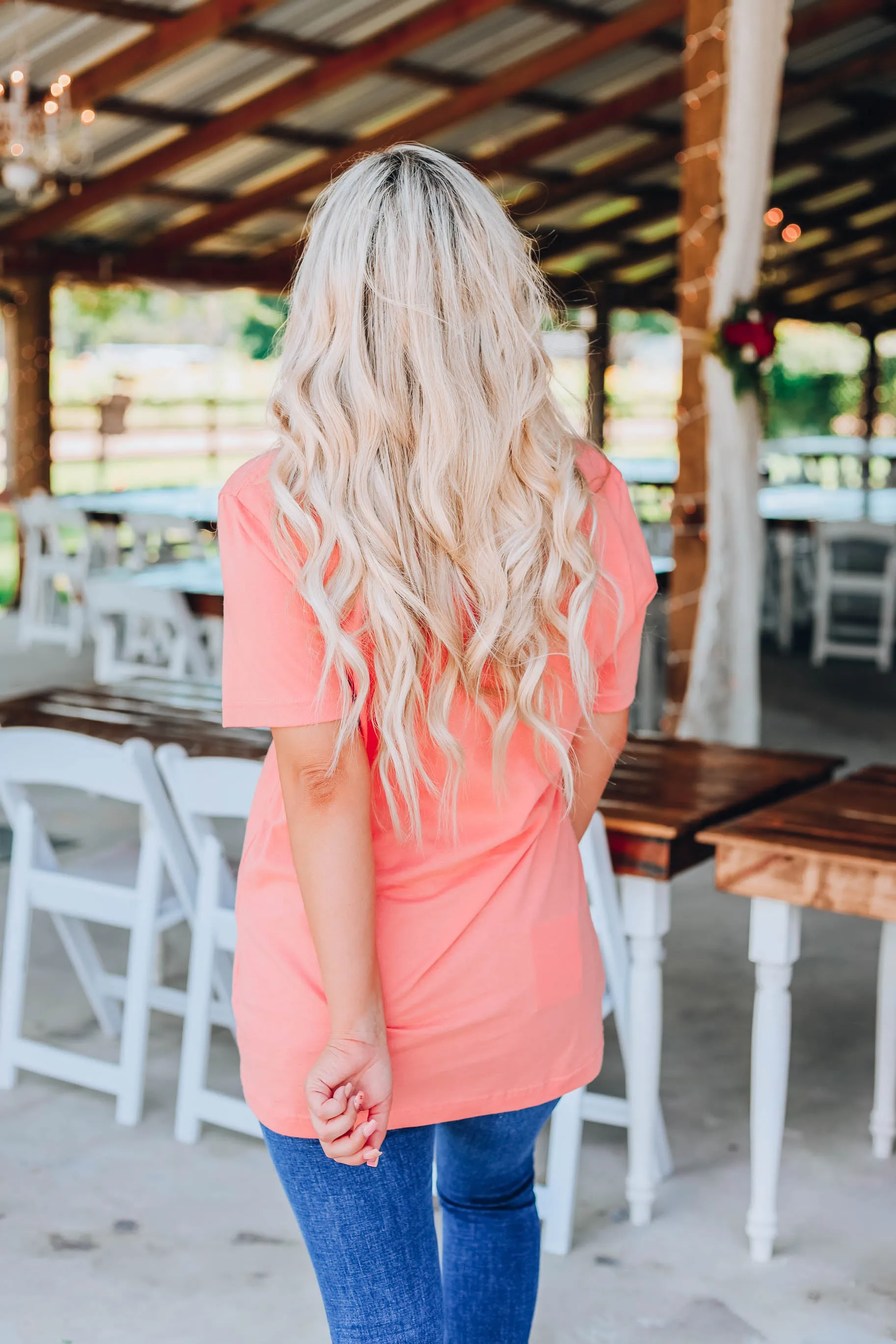 Babes Support Babes T-Shirt - Peach
