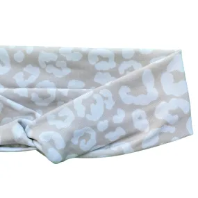 Beige Cheetah Knotties Headband