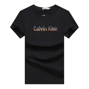 Ck Essential Organic Cotton Script Front Logo-Black
