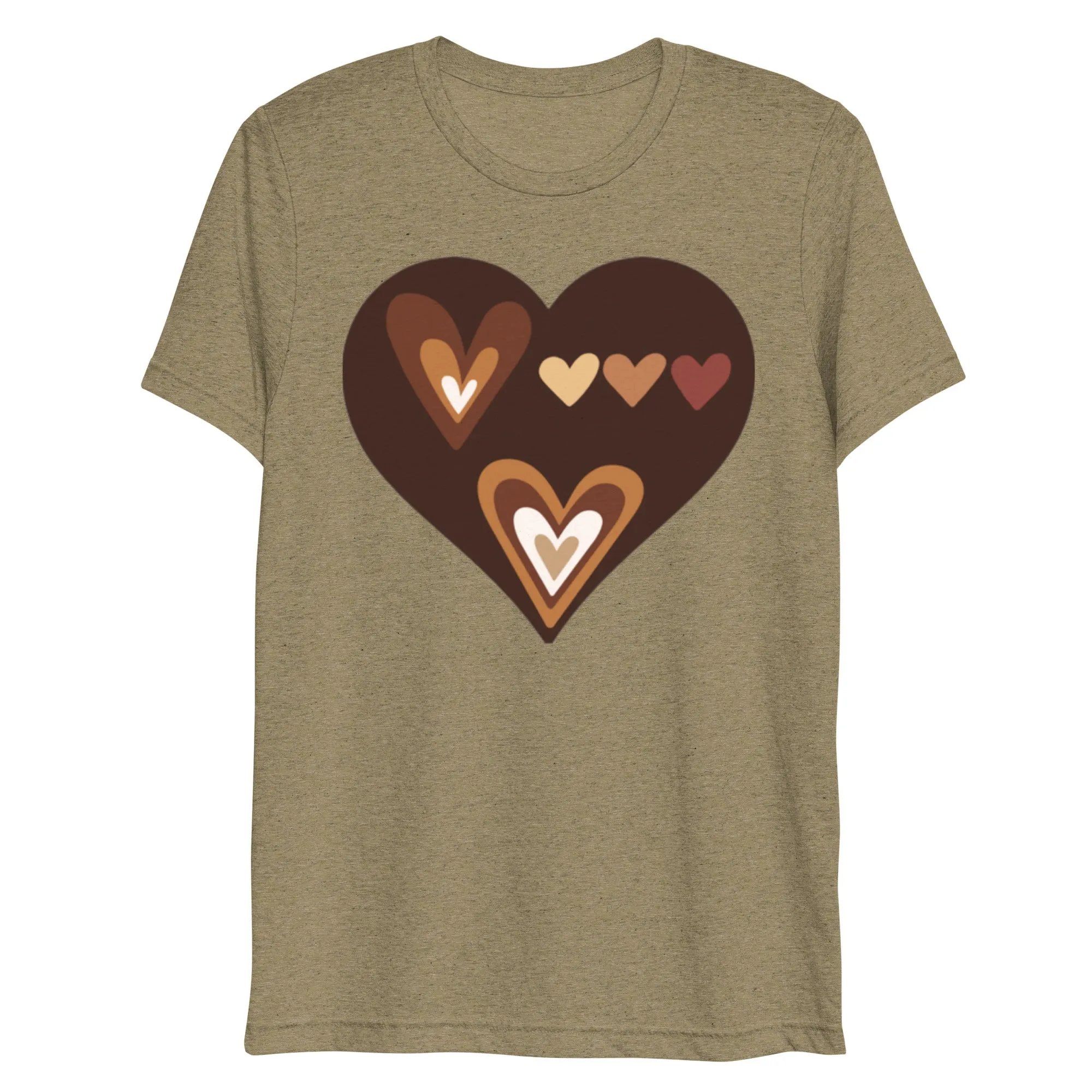 DUO MODERN "Brown Hearts" Unisex T-Shirt