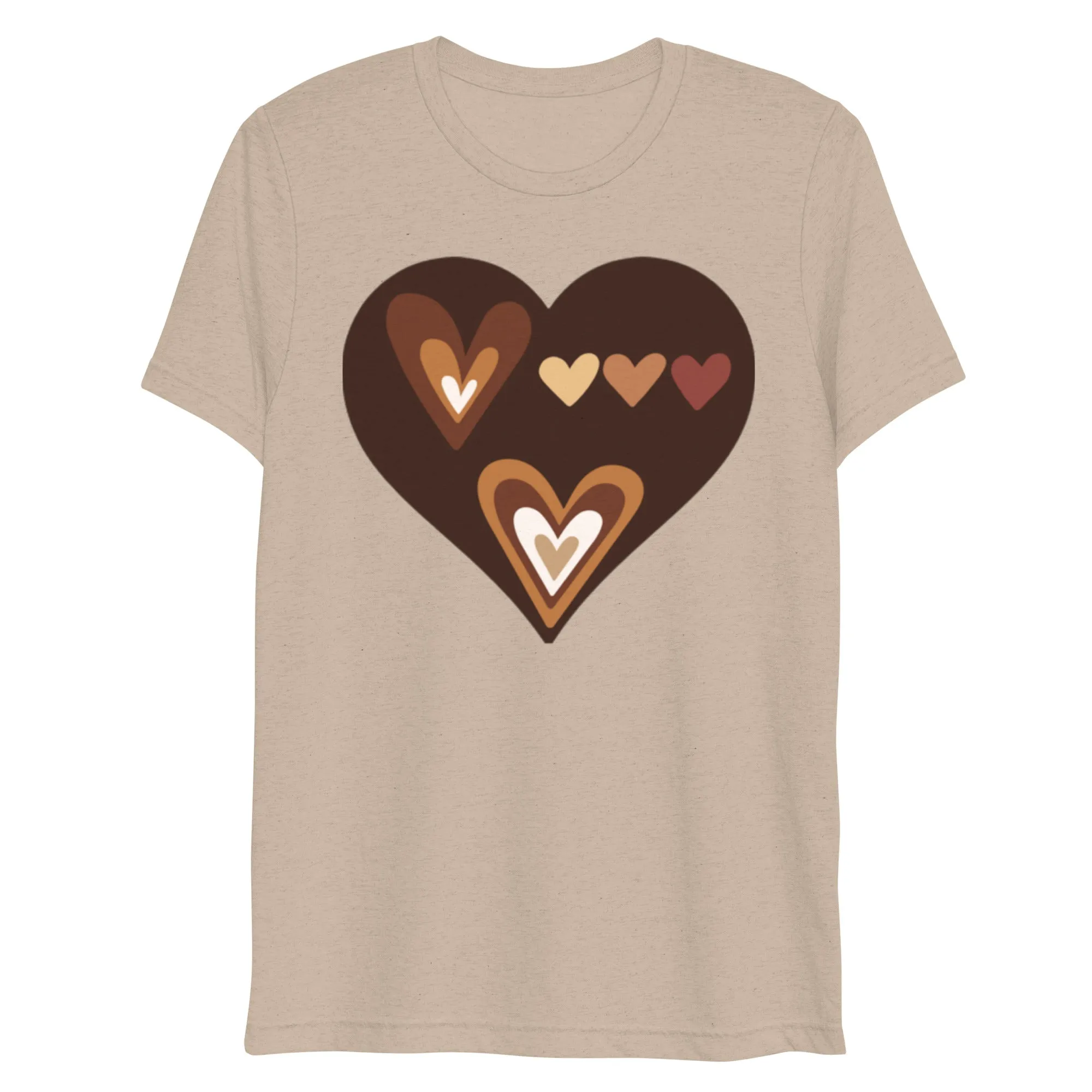 DUO MODERN "Brown Hearts" Unisex T-Shirt