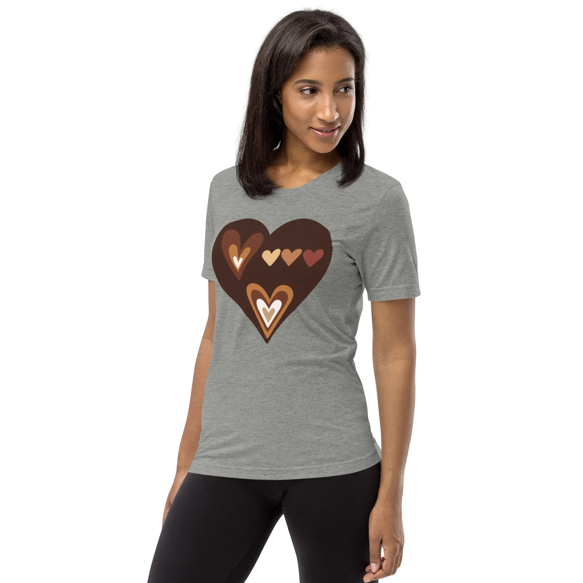 DUO MODERN "Brown Hearts" Unisex T-Shirt