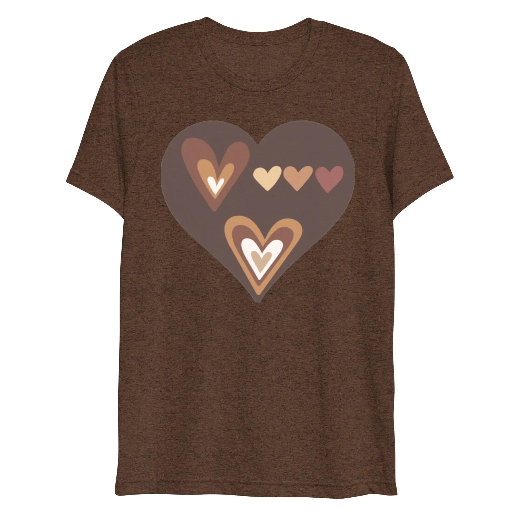 DUO MODERN "Brown Hearts" Unisex T-Shirt