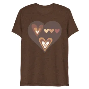 DUO MODERN "Brown Hearts" Unisex T-Shirt