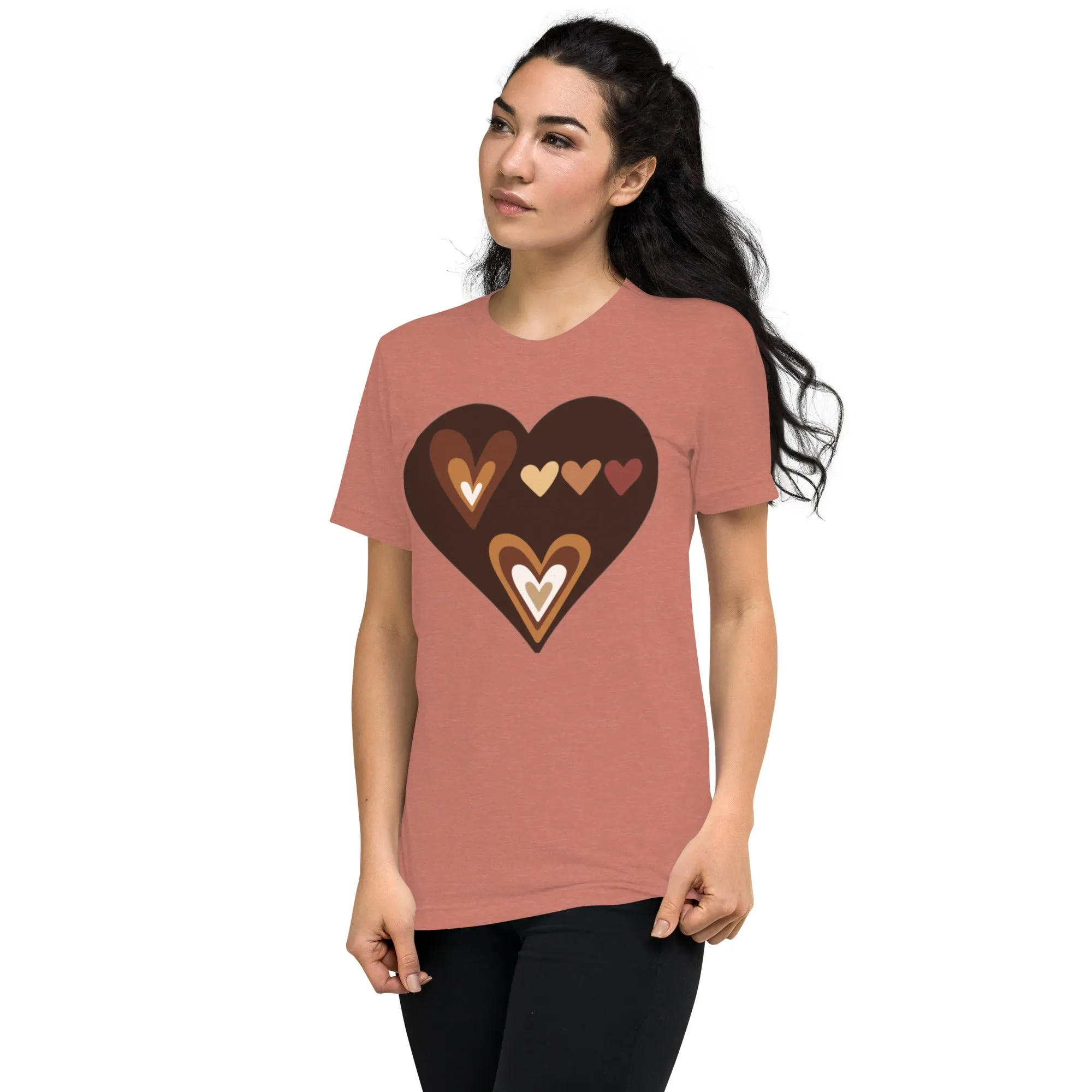 DUO MODERN "Brown Hearts" Unisex T-Shirt