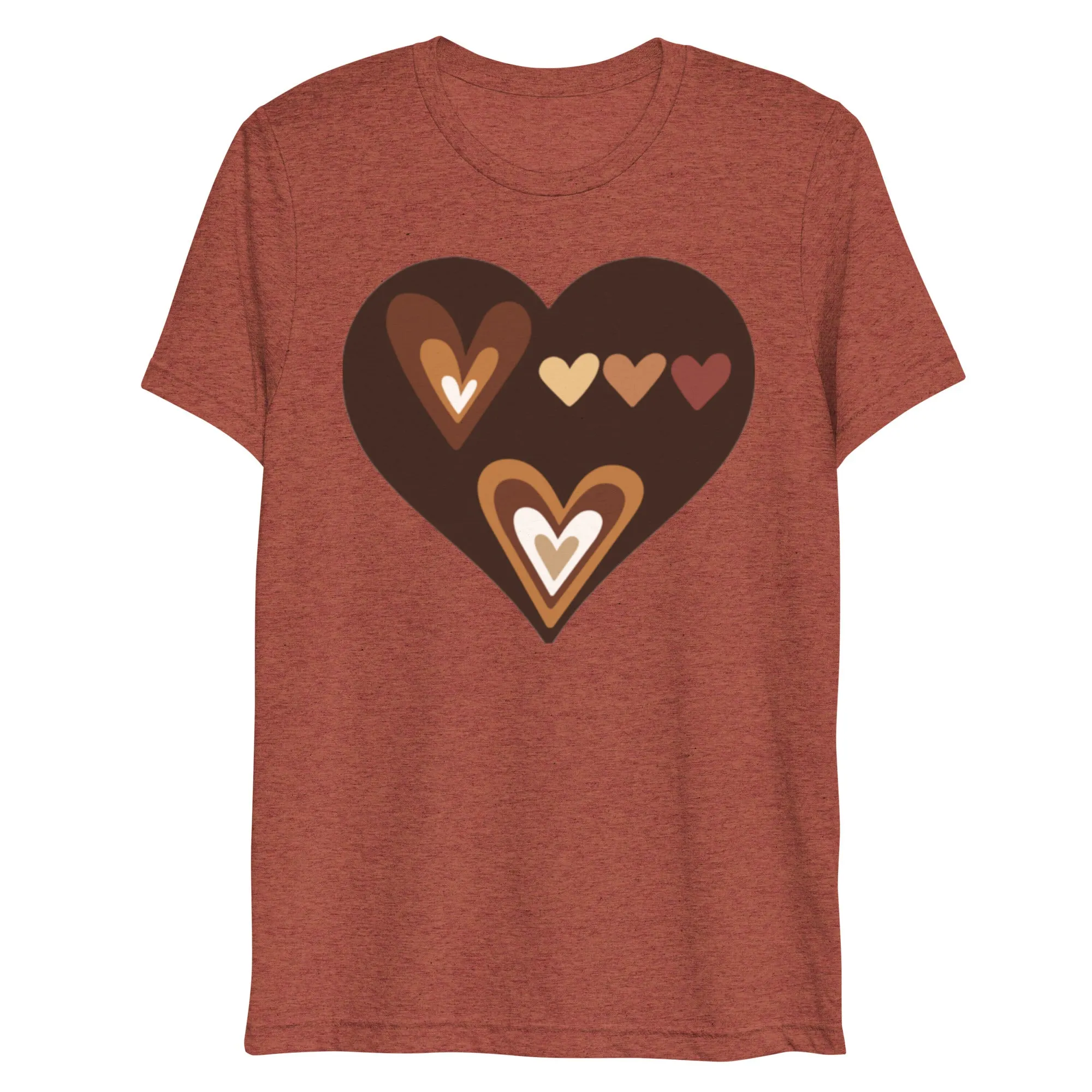 DUO MODERN "Brown Hearts" Unisex T-Shirt
