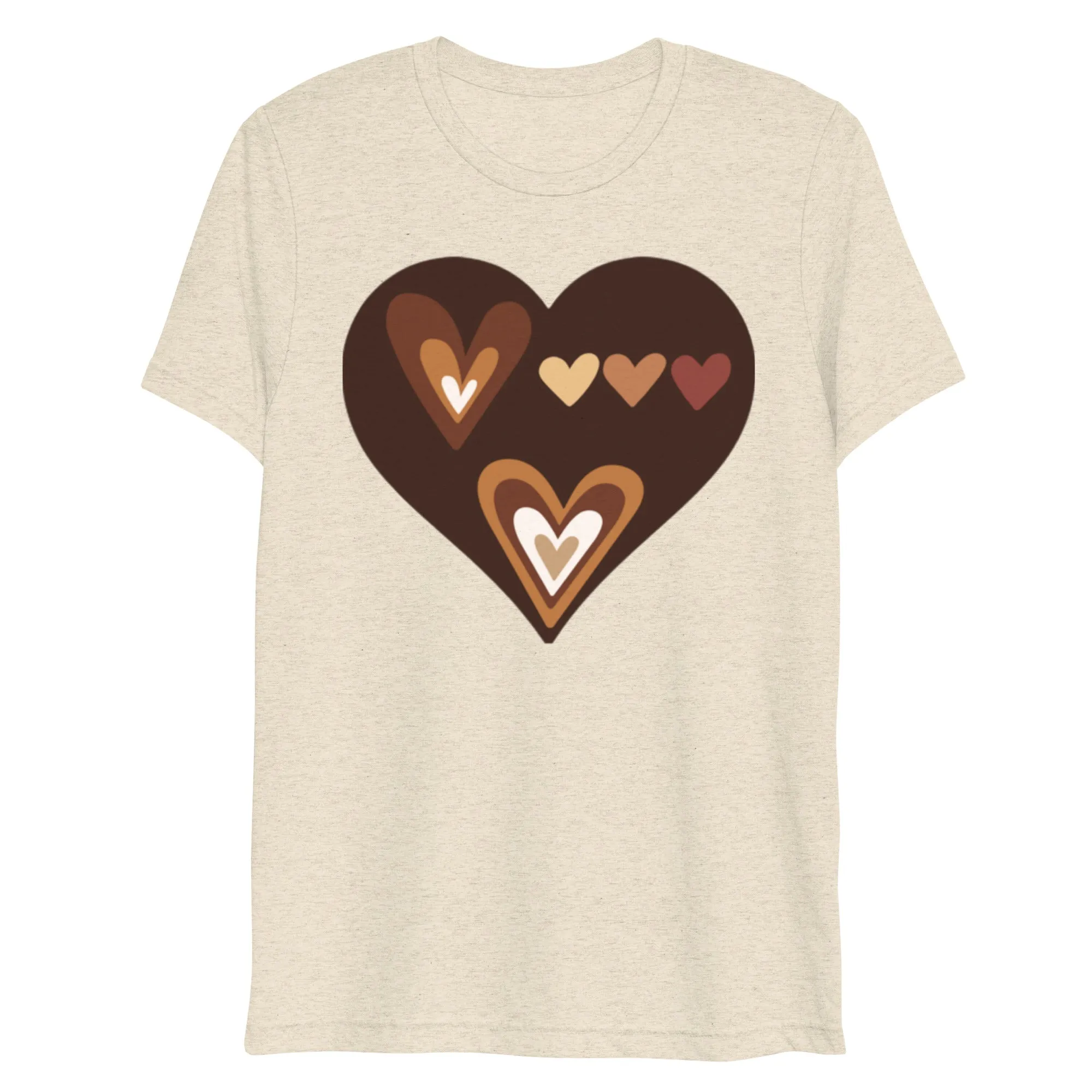 DUO MODERN "Brown Hearts" Unisex T-Shirt