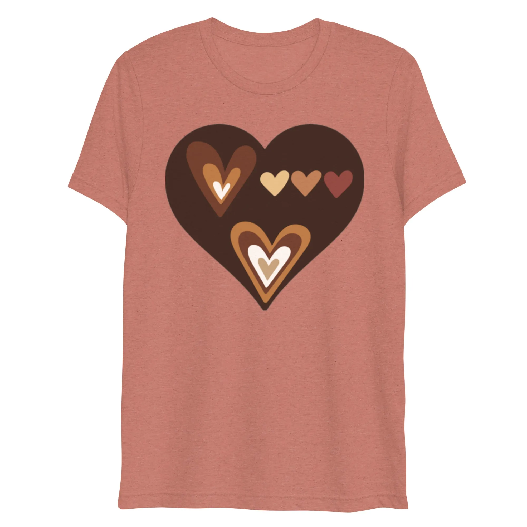 DUO MODERN "Brown Hearts" Unisex T-Shirt