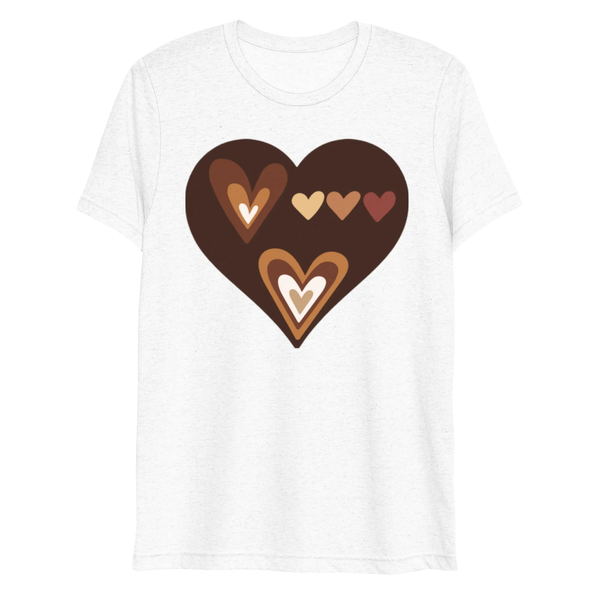 DUO MODERN "Brown Hearts" Unisex T-Shirt