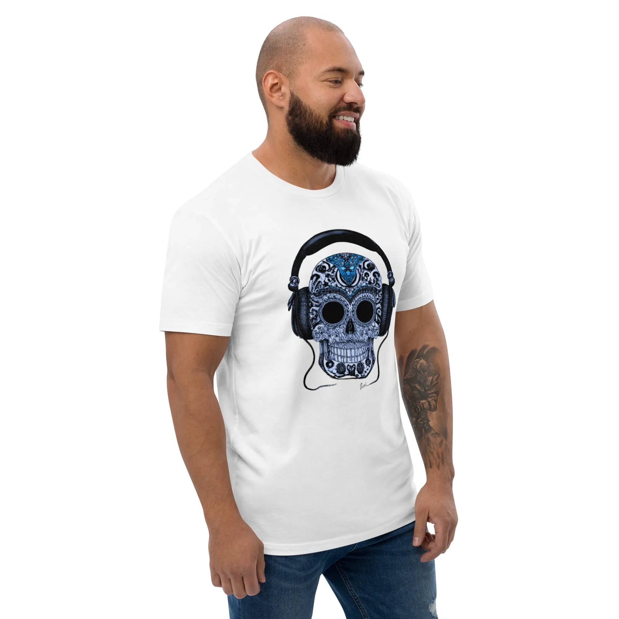 DUO MODERN "Shadowbones Headphones" T-Shirt