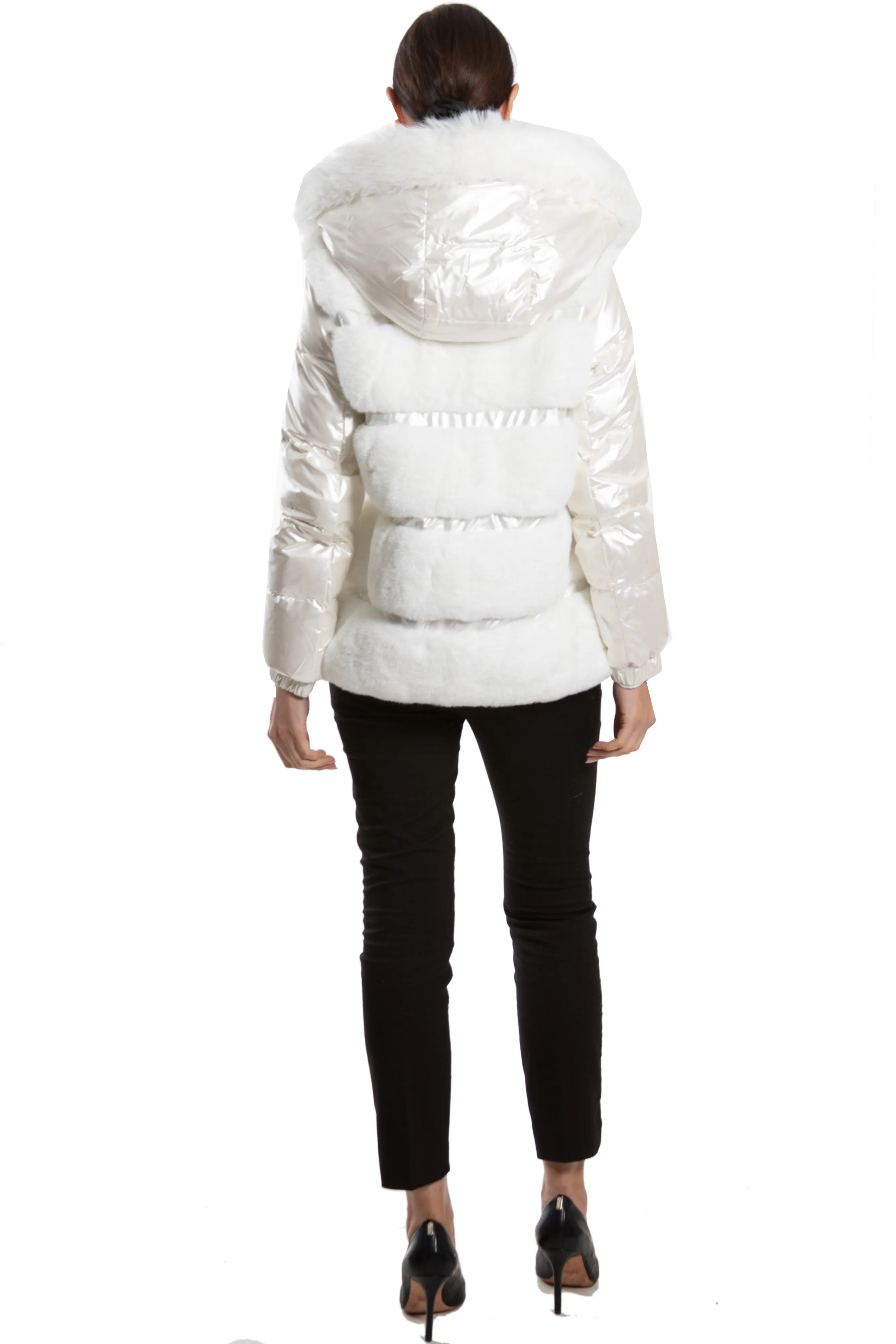 EDEN - Quilted Jacket with Hood and Belt