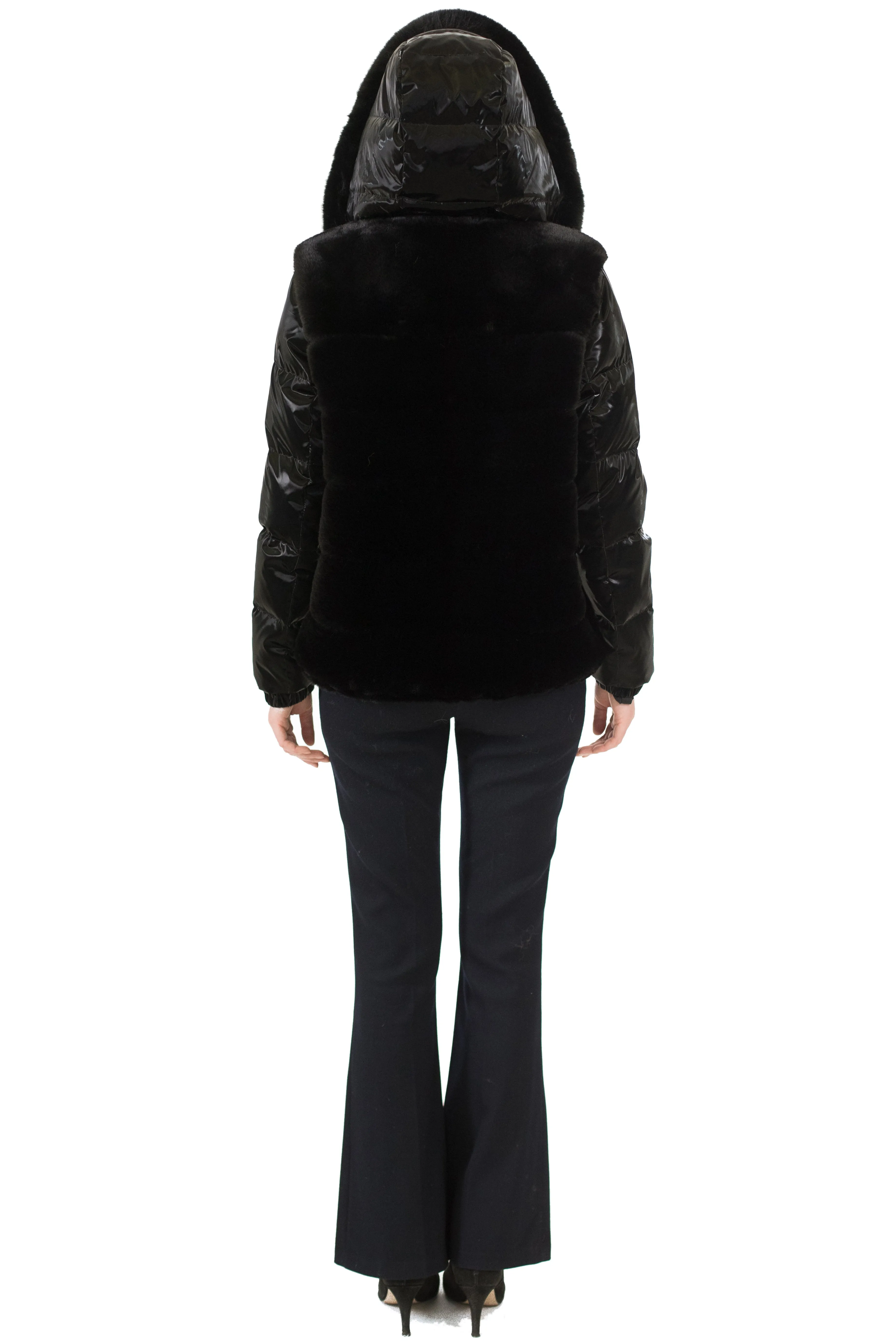 EDEN - Quilted Jacket with Hood and Belt