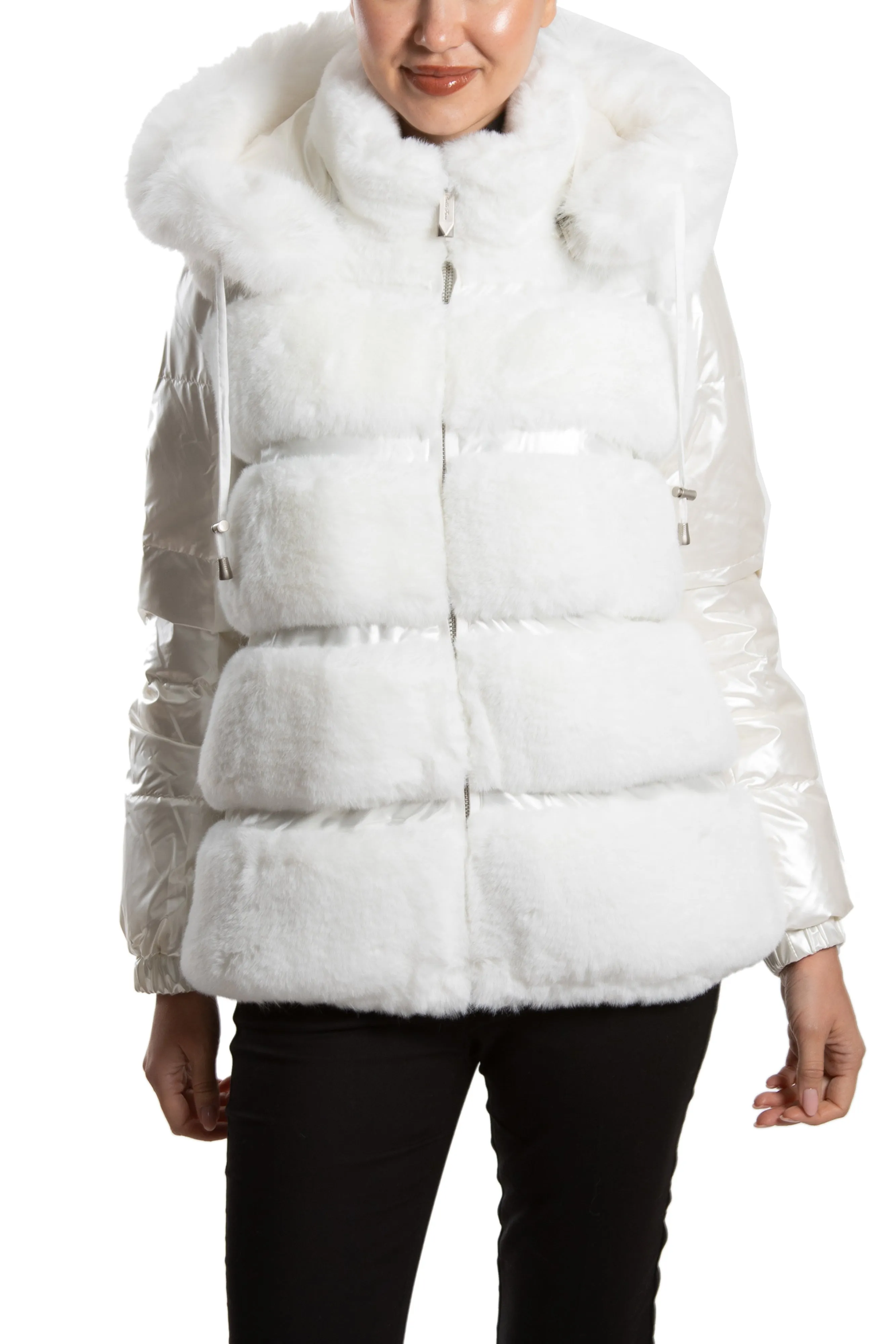EDEN - Quilted Jacket with Hood and Belt
