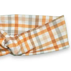 Fall Plaid Knotties Headband