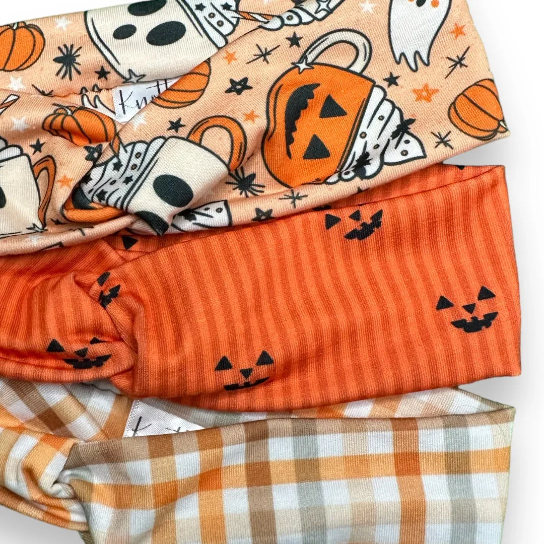 Fall Plaid Knotties Headband