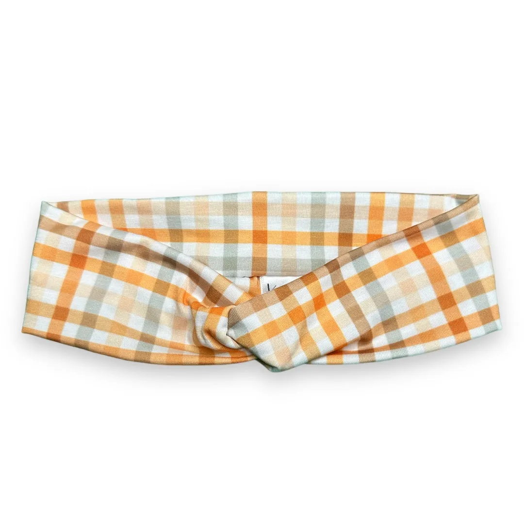 Fall Plaid Knotties Headband