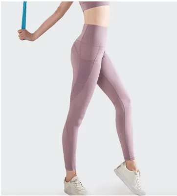 FYD BASICS Mesh Hidden Pocket Leggings in black or white