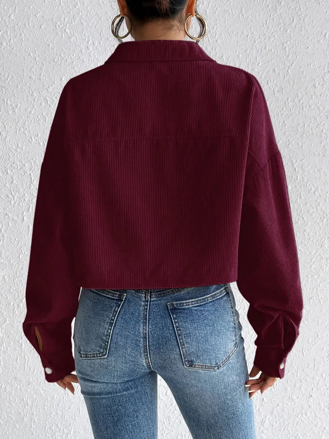 Honey - Snap Down Jacket - Long Sleeve