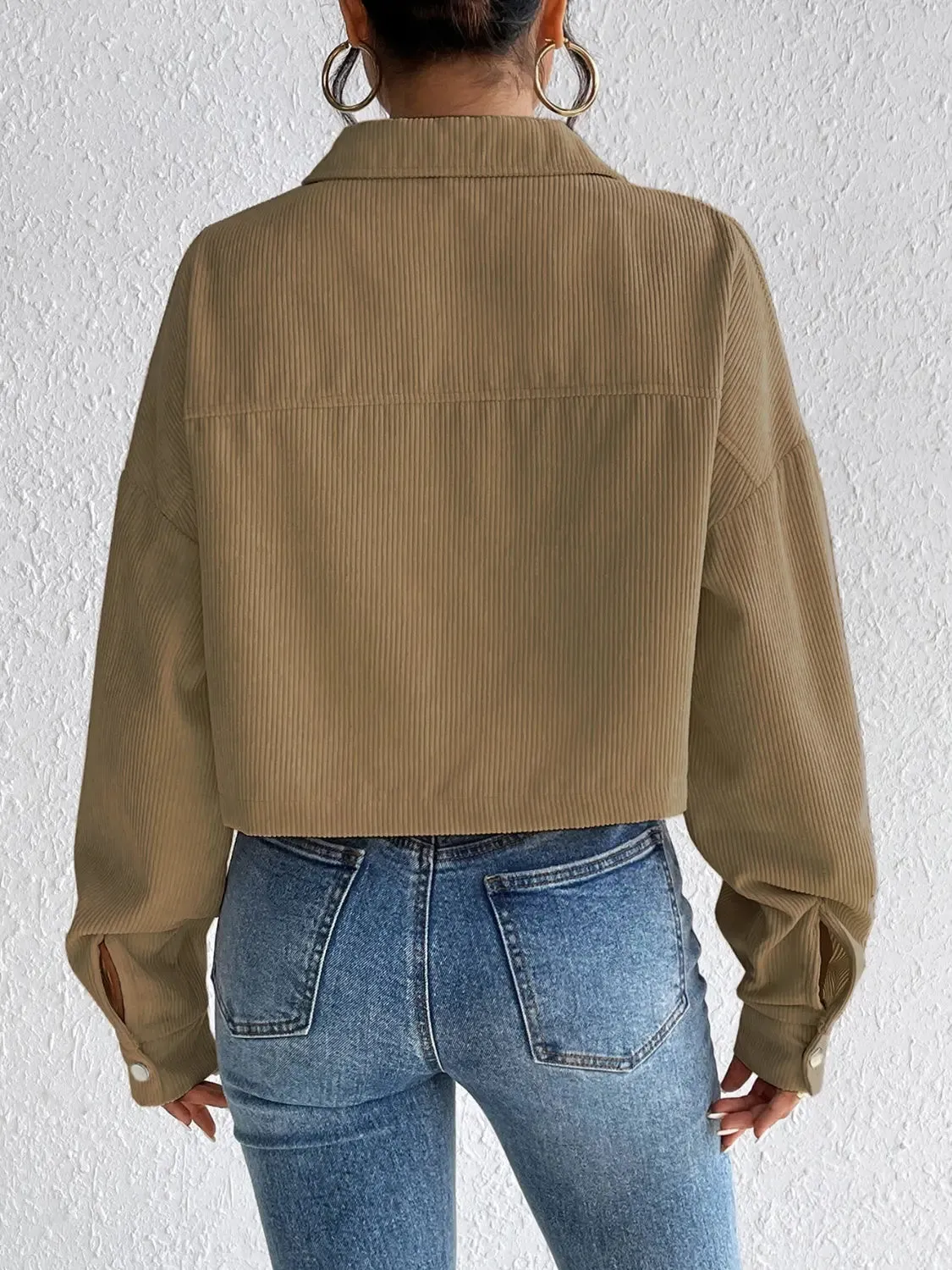 Honey - Snap Down Jacket - Long Sleeve