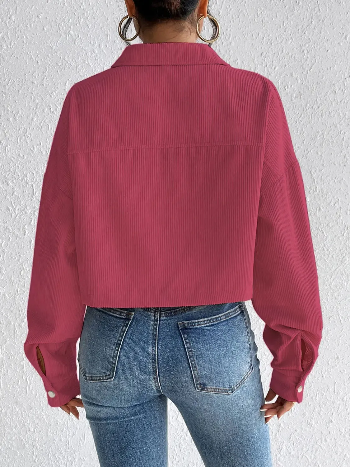 Honey - Snap Down Jacket - Long Sleeve