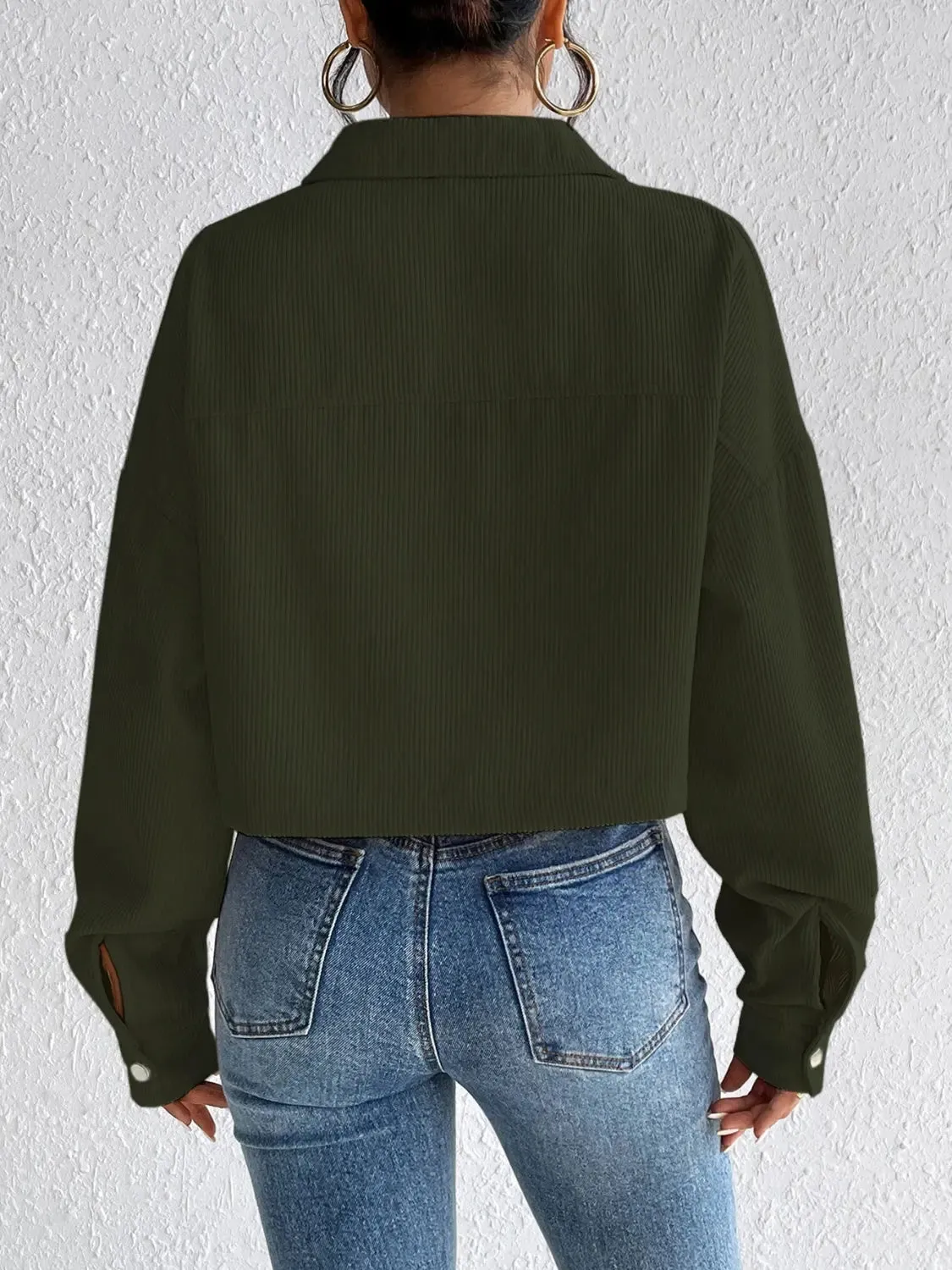 Honey - Snap Down Jacket - Long Sleeve
