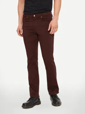 Lois Brad Slim Casual Pants - Burgundy 1136-6240-76