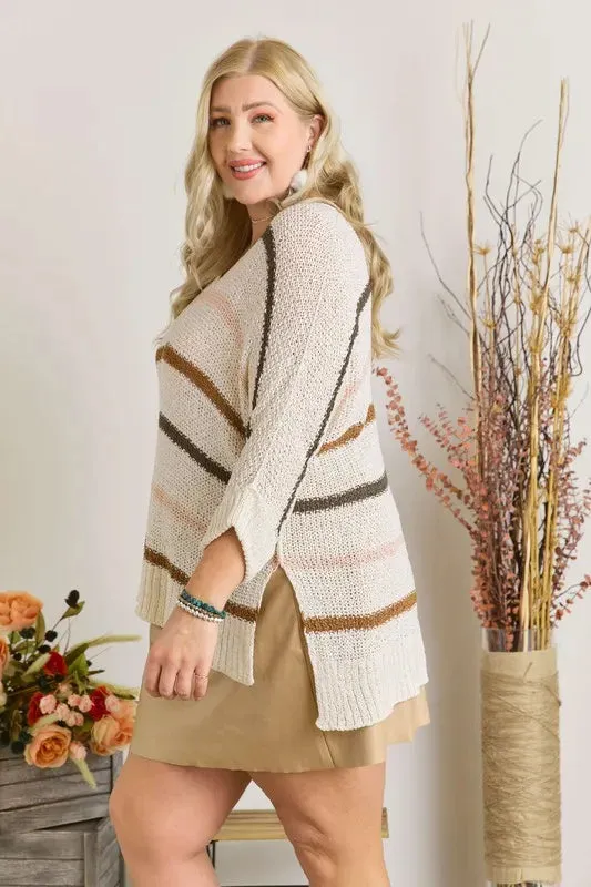 Multi Color Strip Sweater