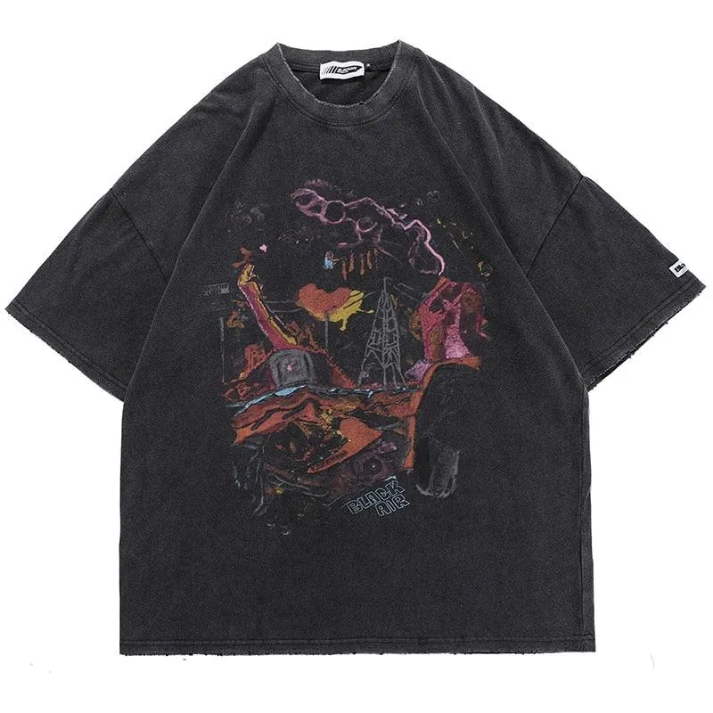 Oversized Street Hip Hop T-Shirt for Women