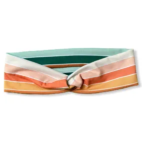 Peachy Stripes Knotties Headband