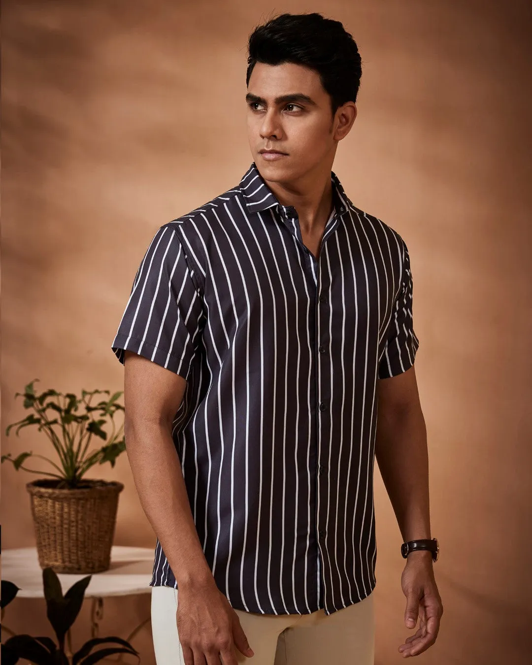 Pencil Stripes Casual Shirt