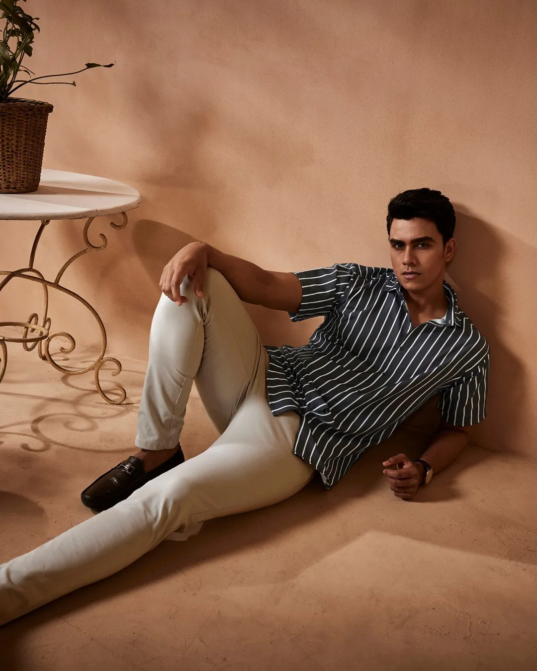 Pencil Stripes Casual Shirt