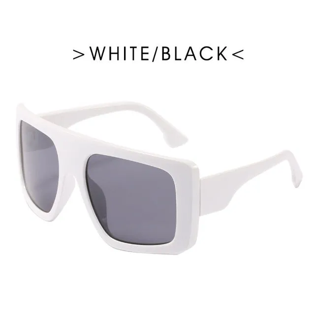 "In Your Barbie Dreams" Oversize Plastic Frame Sunglasses