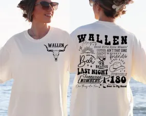 Retro Wallen Bull Skull Sweatshirts