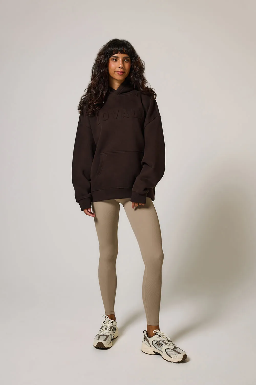 Ribbed Leggings - Stone