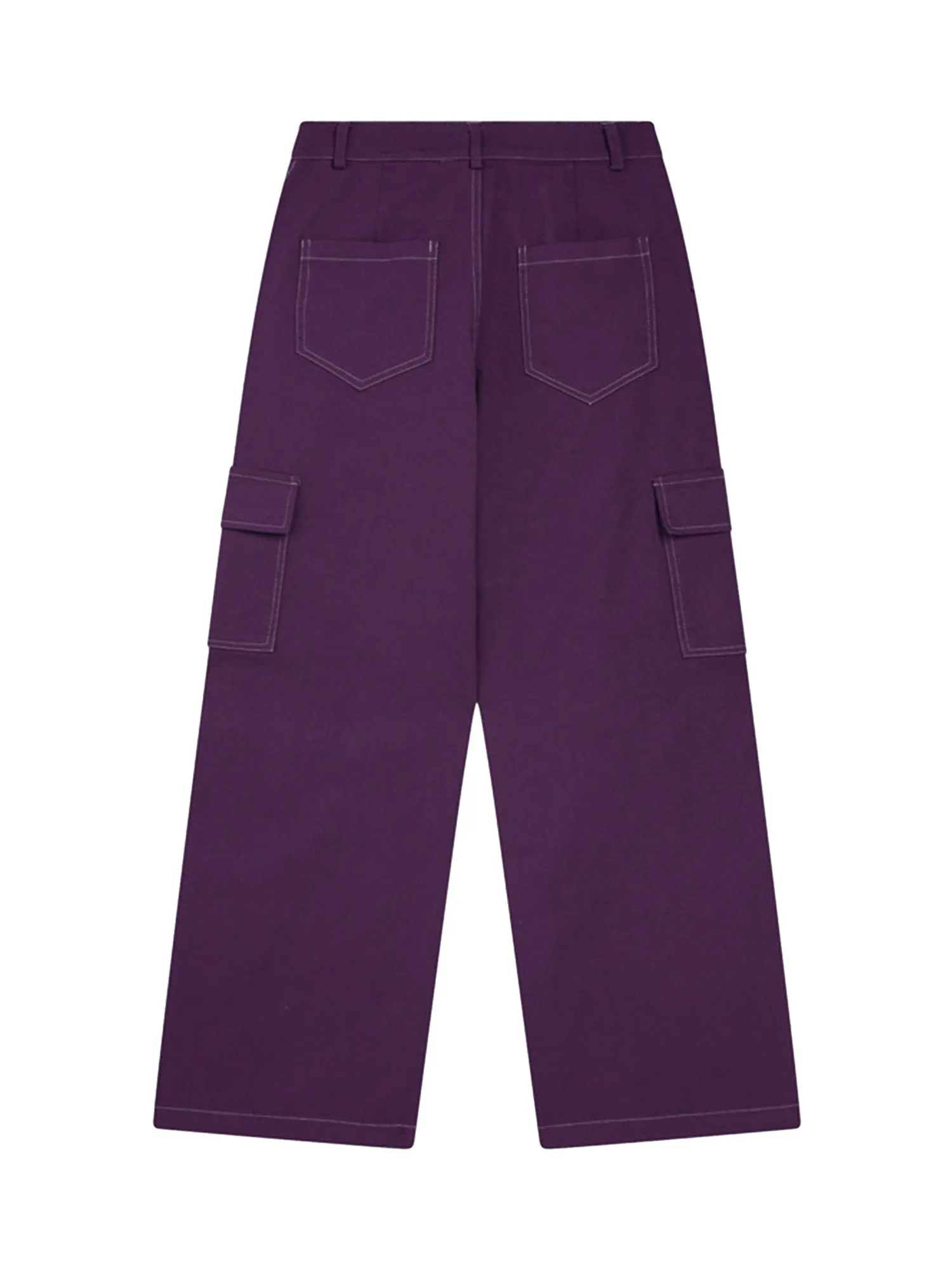 Sneakerhill Vintage Pentagram Multi-Pocket Work Pants - 1815