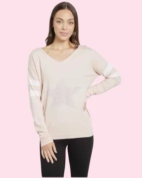 Star Pullover - Blush