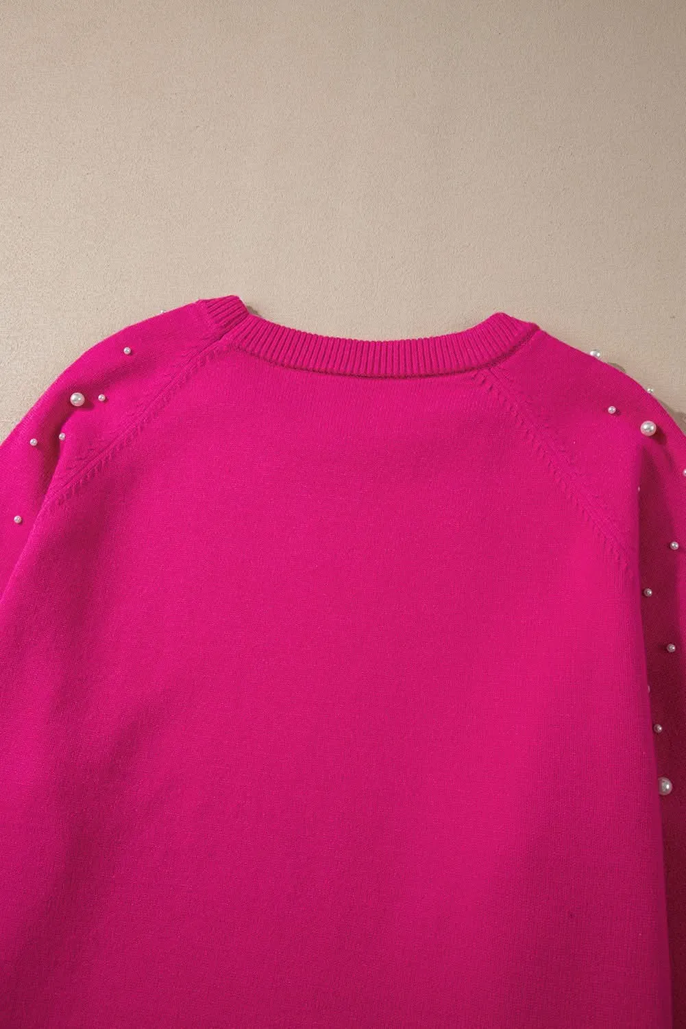 Strawberry pink plus size sweater