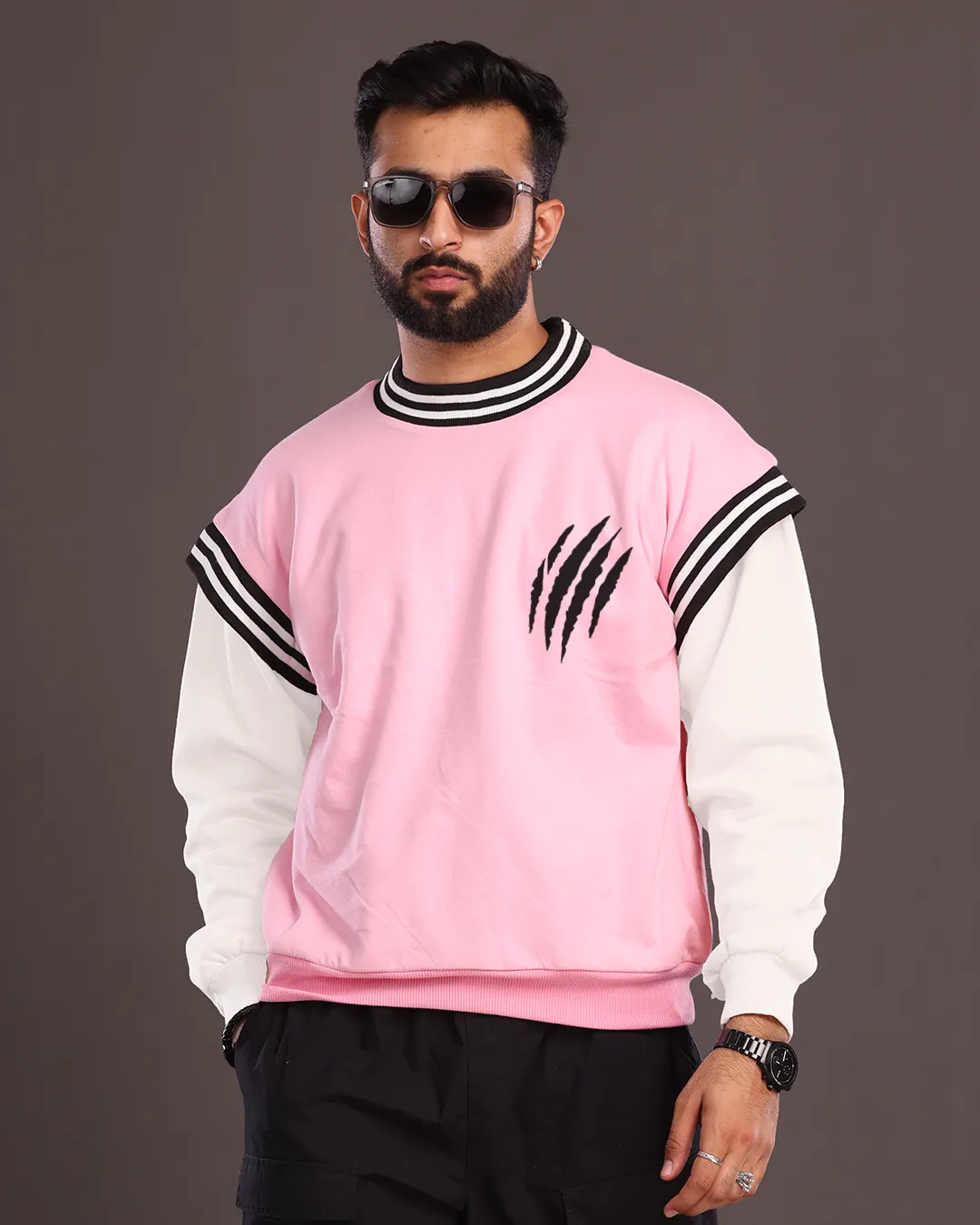 Style That Speaks: Rosy Roar Mens Oversized Hoodie Makes Waves