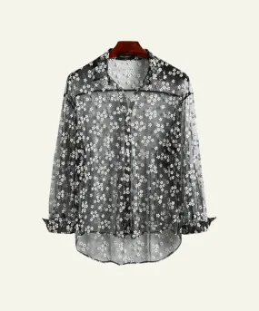 Transparent Flower Shirt