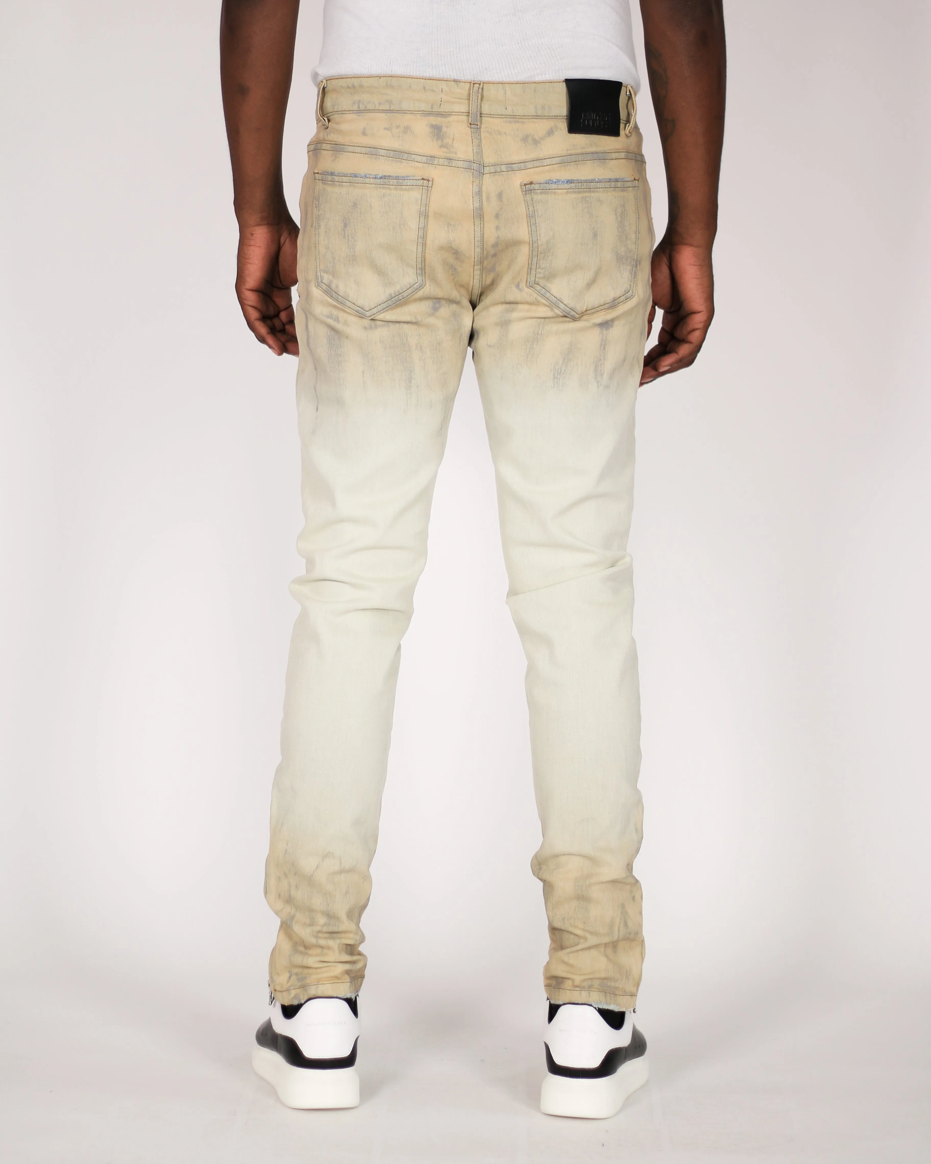 Trinity Kays Kulture Tunis Ombre  Men's Ankle Zipper Skinny Jeans