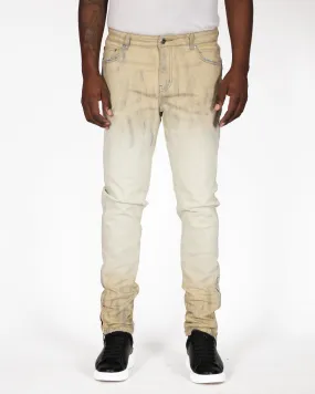 Trinity Kays Kulture Tunis Ombre  Men's Ankle Zipper Skinny Jeans