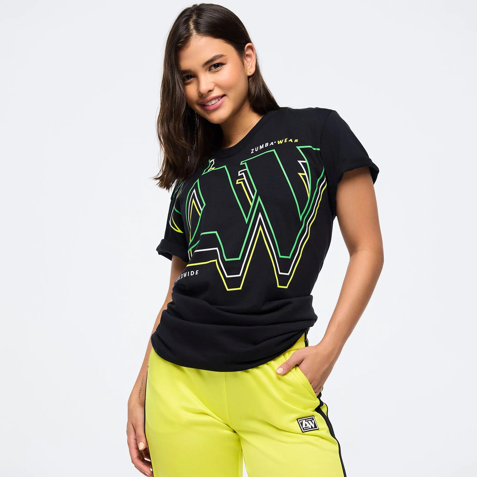 Zumba Haus Unisex Crew Neck Tee - Black